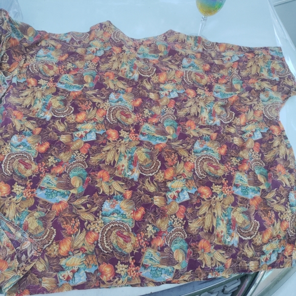 Thanksgiving Scrub top - Picture 3 of 3